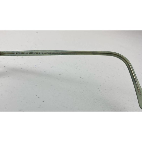 Women Tura 318 France 53-16-130 green plastic eyeglasses frames - Picture 6 of 7